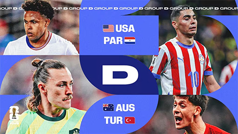 Nhận định khả năng đi tiếp của bảng D World Cup 2026: Khó lường